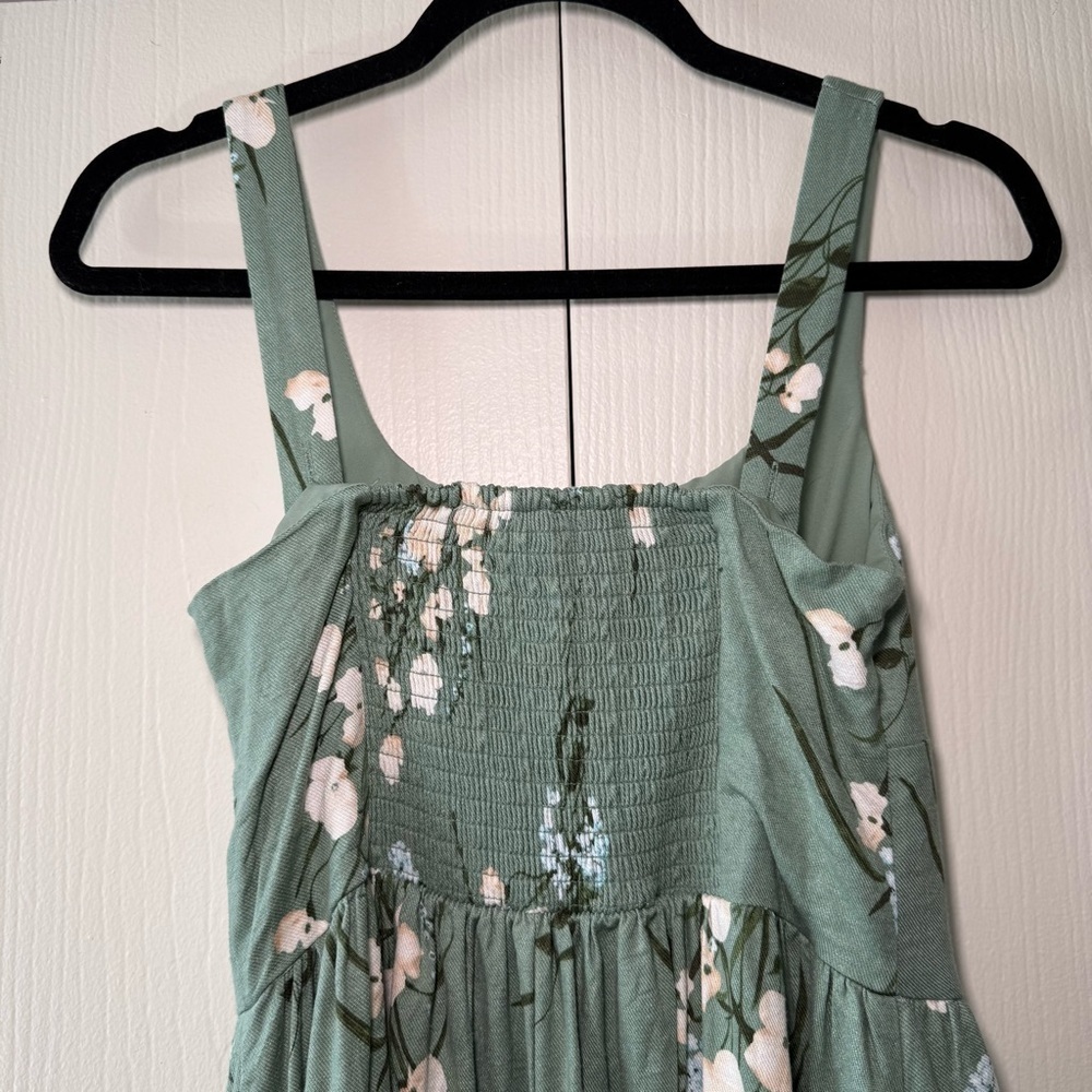 House of Harlow 1960 Midi Green Floral Dress - Picture 5 of 8